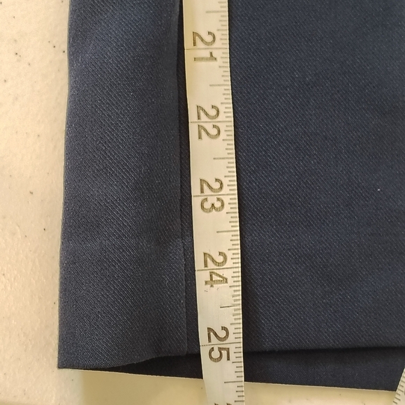 Worthington Dress Pants Trouser High Rise Straight Womens Plus Size 24W Navy - Picture 11 of 12